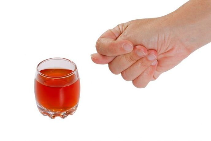 The refusal of alcohol
