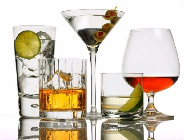 Different alcohols